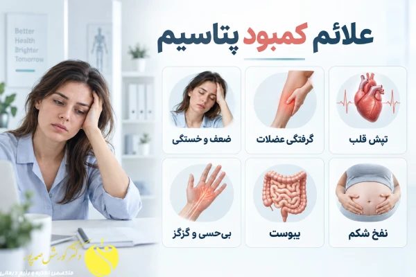 علائم کمبود پتاسیم
